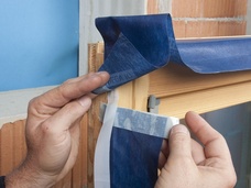 3. buiten: Uiteinden verlijmen (metselwerkbouw)