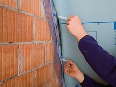 7b. Aansluiting op onbepleisterde ondergronden