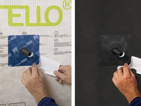 2. Afdekfolie lostrekken